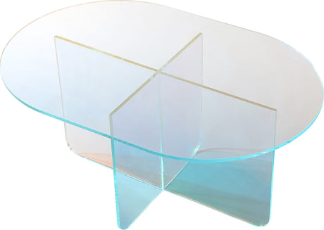 Fomo Iridescent Glass Coffee Table by Modus Furniture at Eve Furniture