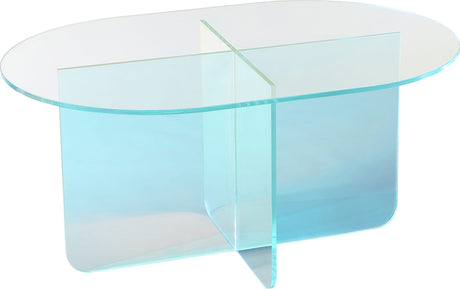 Fomo Iridescent Glass Coffee Table by Modus Furniture at Eve Furniture