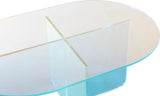 Fomo Iridescent Glass Coffee Table by Modus Furniture at Eve Furniture