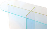 Fomo Iridescent Glass Console Table by Modus Furniture at Eve Furniture
