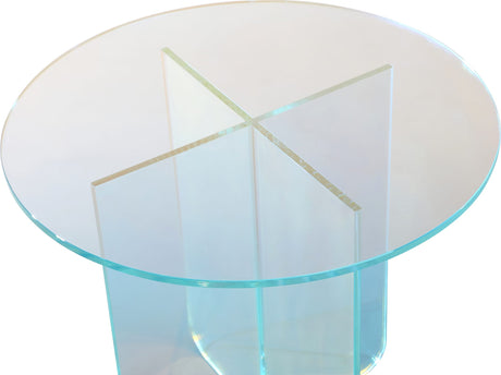 Fomo Iridescent Glass Large End Table by Modus Furniture at Eve Furniture