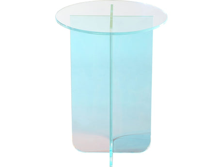 Fomo Iridescent Glass Small End Table by Modus Furniture at Eve Furniture