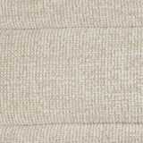 Fonda Cream Fabric w/ Natural Jute Swivel Accent Chair by Mercana at Eve Furniture