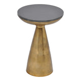 Font Side Table Brass by Moe's Home at Eve Furniture