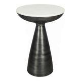 Font Side Table White Marble by Moe's Home at Eve Furniture