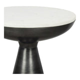 Font Side Table White Marble by Moe's Home at Eve Furniture