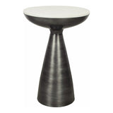 Font Side Table White Marble by Moe's Home at Eve Furniture