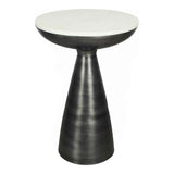 Font White Marble Side Table