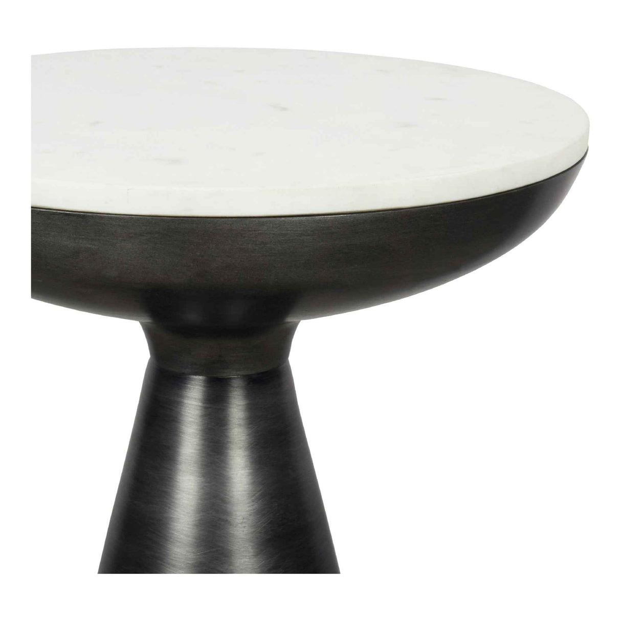 Font White Marble Side Table