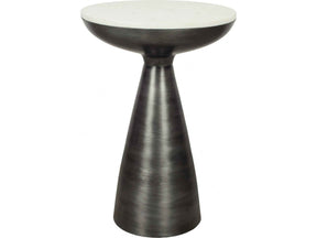 Font White Marble Side Table