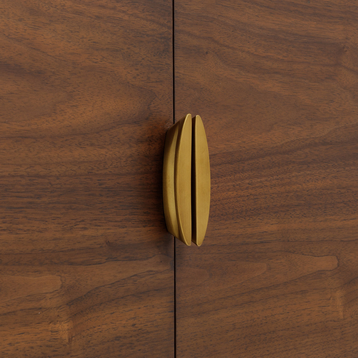 Fontaine Walnut and Travertine Buffet by Co.House Designs at Eve Furniture