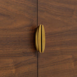 Fontaine Walnut and Travertine Buffet by Co.House Designs at Eve Furniture