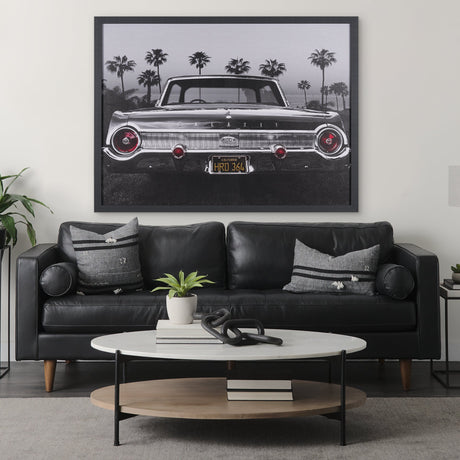 Ford Galaxy 500XL by Larry Butterworth a Hand Embellished Framed Photo Art Print by Mercana at Eve Furniture