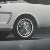 Ford Mustang Convertible1964 by Tal Paz-Fridman Frame Art Print under Glass by Mercana at Eve Furniture