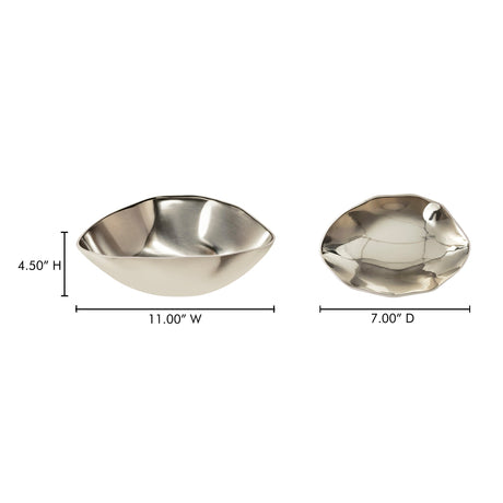 Forde Silver Decorative Bowl by MOES at Eve Furniture