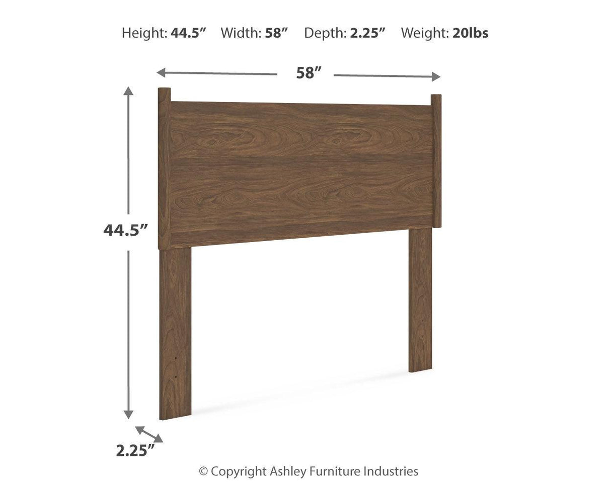 Fordmont Full Panel Headboard with Dresser and Nightstand in Auburn by Ashley at Eve Furniture