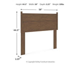 Fordmont Full Panel Headboard with Dresser and Nightstand in Auburn by Ashley at Eve Furniture