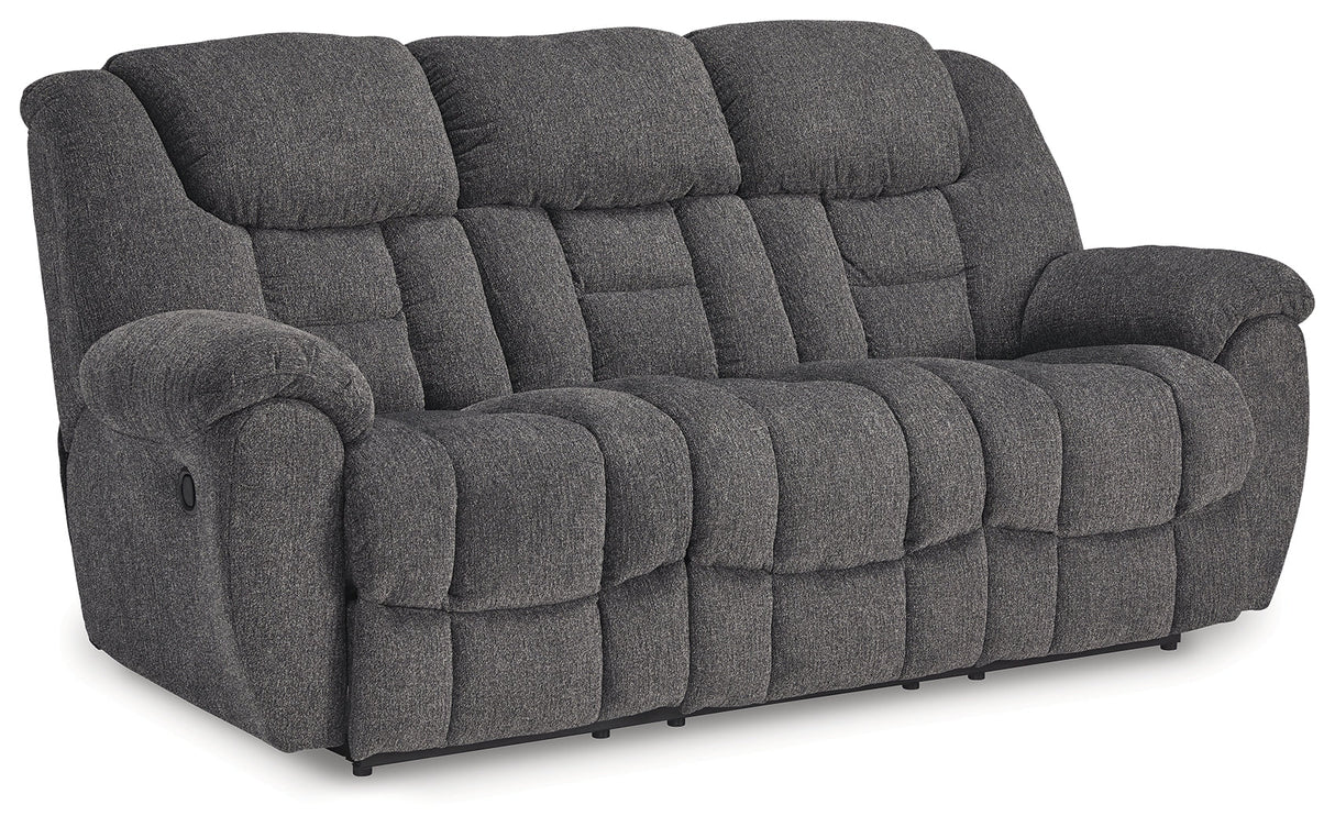 Foreside Charcoal Reclining Sofa