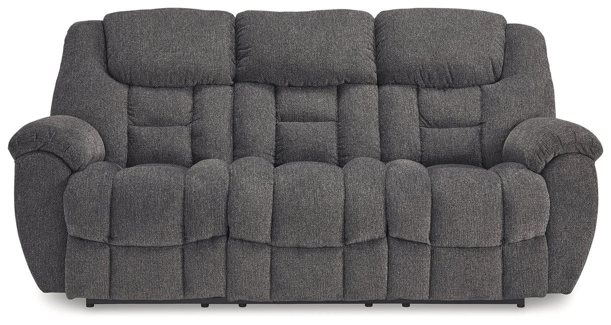 Foreside Charcoal Reclining Sofa