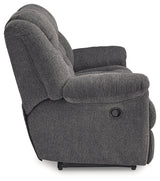 Foreside Charcoal Reclining Sofa