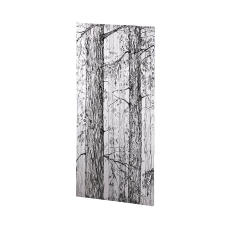 Forest BW I by Ariana a Hand Embellished Textured Canvas by Mercana at Eve Furniture