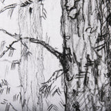Forest BW I by Ariana a Hand Embellished Textured Canvas by Mercana at Eve Furniture