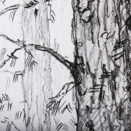 Forest BW I by Ariana a Hand Embellished Textured Canvas by Mercana at Eve Furniture