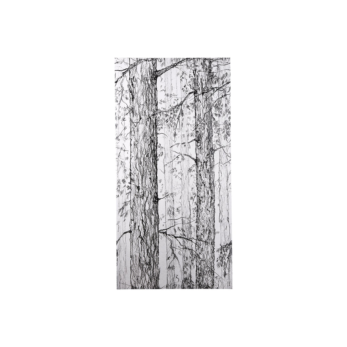 Forest BW I by Ariana a Hand Embellished Textured Canvas by Mercana at Eve Furniture