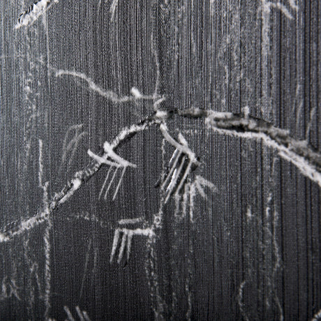 Forest BW II by Ariana a Hand Embellished Textured Canvas by Mercana at Eve Furniture