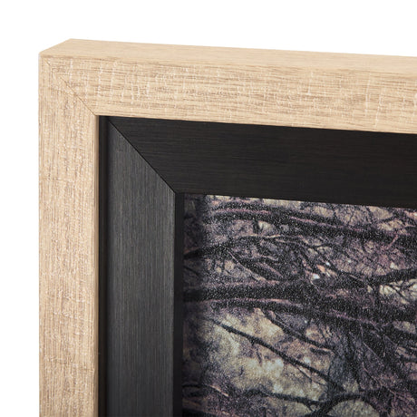Forest Crossing by Mercana Studio a Hand Embellished Textured Framed Photo Art Print Matted under Gl by Mercana at Eve Furniture