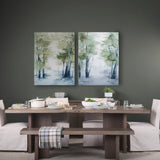 Forest Dew I by Melody Ducharme a Hand Embellished Textured Canvas by Mercana at Eve Furniture