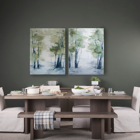 Forest Dew I by Melody Ducharme a Hand Embellished Textured Canvas by Mercana at Eve Furniture