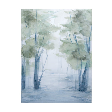 Forest Dew I by Melody Ducharme a Hand Embellished Textured Canvas by Mercana at Eve Furniture
