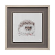 Forest Friends VII (HedgeHog) by Lisa Audit Hand Embellished Framed Art Print Matted under Glass by Mercana at Eve Furniture