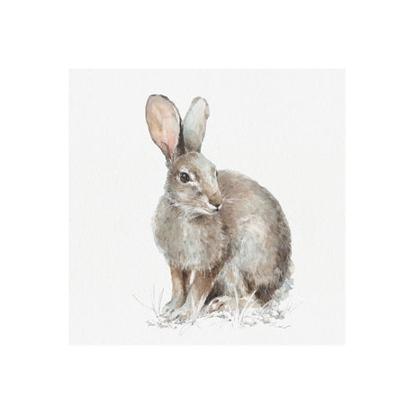 Forest Friends VIII (Hare) by Lisa Audit a Hand Embellished Textured Canvas by Mercana at Eve Furniture