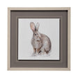 Forest Friends VIII (Hare) by Lisa Audit Hand Embellished Framed Art Print Matted under Glass by Mercana at Eve Furniture