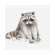 Forest Friends X (Racoon) by Lisa Audit a Hand Embellished Textured Canvas by Mercana at Eve Furniture