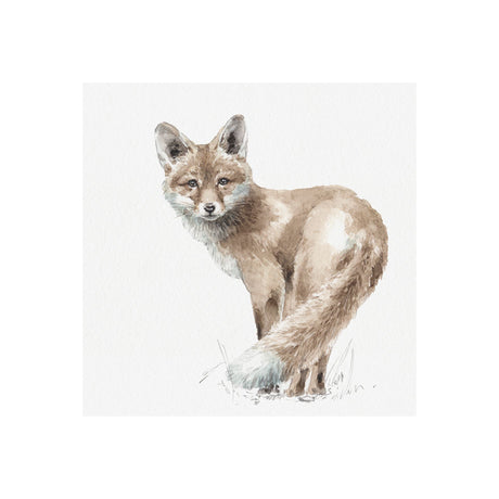Forest Friends XI (Fox) by Lisa Audit a Hand Embellished Textured Canvas by Mercana at Eve Furniture