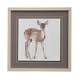 Forest Friends XII (Deer) by Lisa Audit Hand Embellished Textured Framed Art Print Matted under Glas by Mercana at Eve Furniture