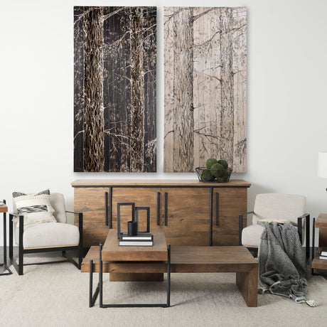 Forest II by Natali a Hand Embellished Textured Canvas by Mercana at Eve Furniture