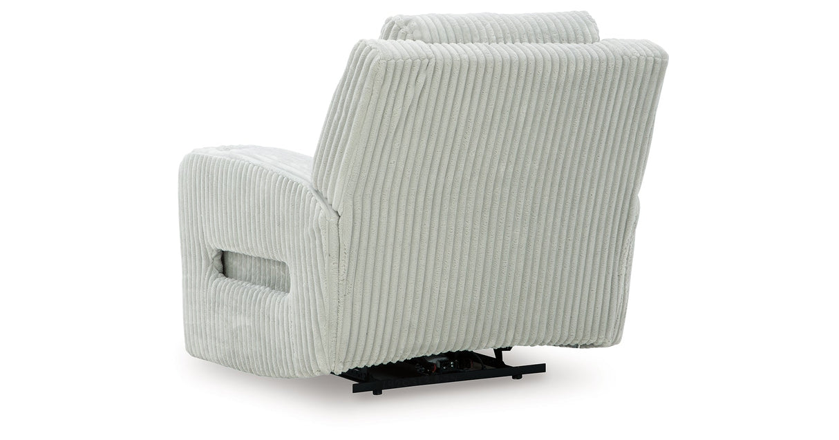 Forest Lake Alloy Power Recliner by Ashley at Eve Furniture