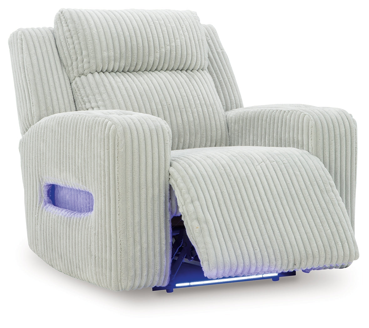 Forest Lake Alloy Power Recliner by Ashley at Eve Furniture