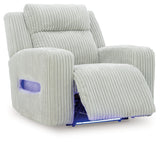 Forest Lake Alloy Power Recliner by Ashley at Eve Furniture