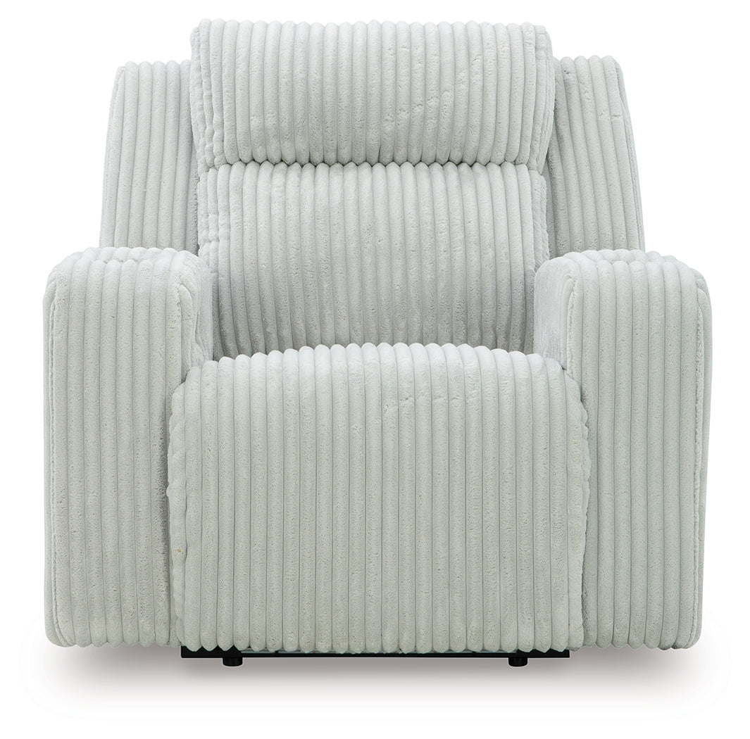 Forest Lake Alloy Power Recliner by Ashley at Eve Furniture