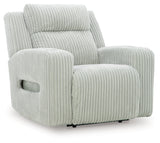 Forest Lake Alloy Power Recliner by Ashley at Eve Furniture