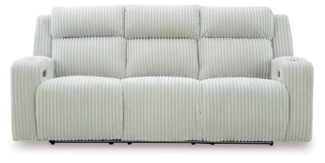 Forest Lake Alloy Power Reclining Sofa and Loveseat by Ashley at Eve Furniture