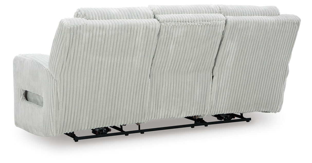 Forest Lake Alloy Power Reclining Sofa and Loveseat by Ashley at Eve Furniture