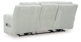 Forest Lake Alloy Power Reclining Sofa and Loveseat by Ashley at Eve Furniture