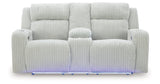Forest Lake Alloy Power Reclining Sofa and Loveseat by Ashley at Eve Furniture