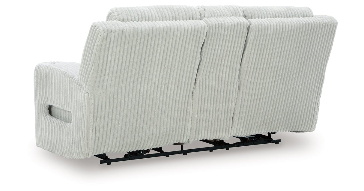 Forest Lake Alloy Power Reclining Sofa and Loveseat by Ashley at Eve Furniture